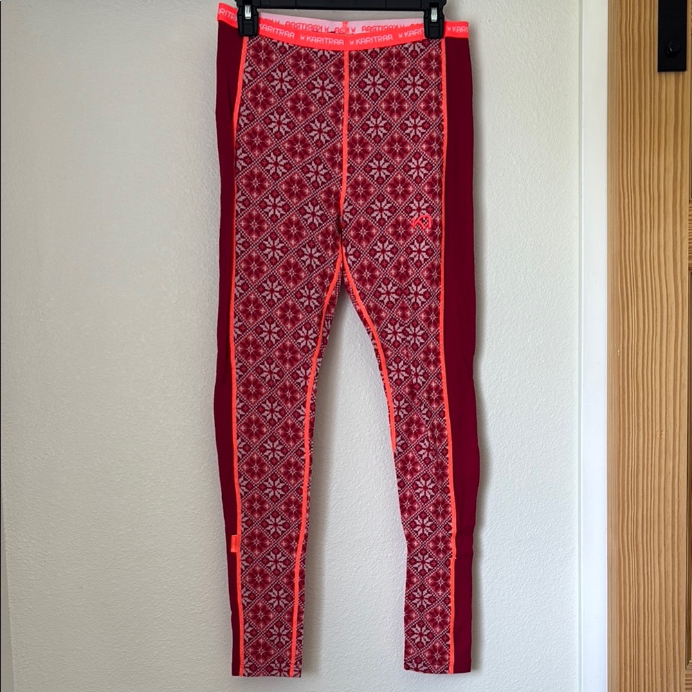 Kari Traa High Waisted Base layer Pants - 100% Merino Wool